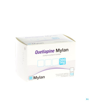 Quetiapine viatris 300mg comp pell 100