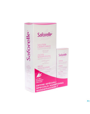 Saforelle duo solution lavante douce 500ml+creme