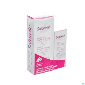 Saforelle duo solution lavante douce 250ml+creme