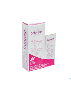 Saforelle duo solution lavante douce 250ml+creme