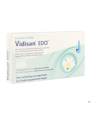 Vidisan edo gutt oculaires 10 ud