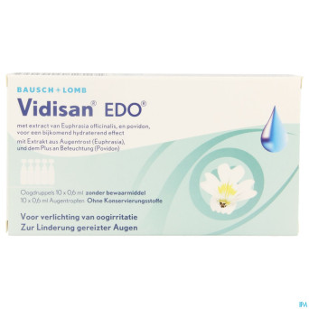 Vidisan edo gutt oculaires 10 ud