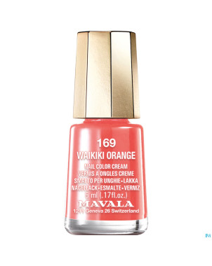Mavala vao mini color 169 waikiki orange    5ml