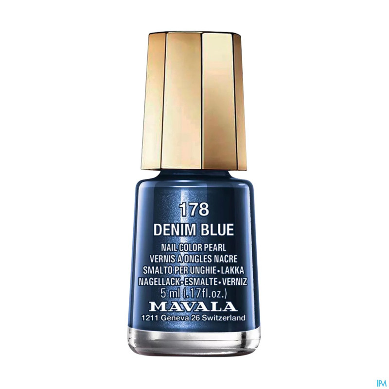 Mavala vao mini color 178 denim blue    5ml