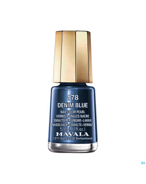 Mavala vao mini color 178 denim blue    5ml