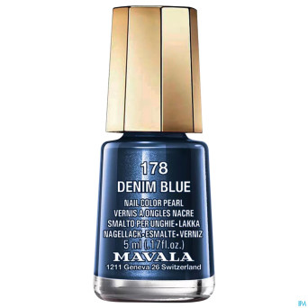 Mavala vao mini color 178 denim blue    5ml