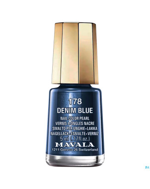 Mavala vao mini color 178 denim blue    5ml