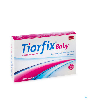 Tiorfix 10 mg baby granule suspension orale 16