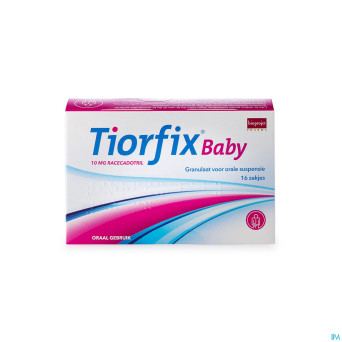 Tiorfix 10 mg baby granule suspension orale 16