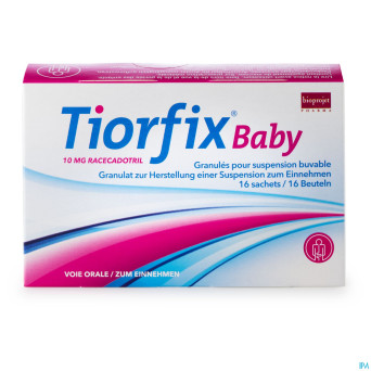 Tiorfix 10 mg baby granule suspension orale 16