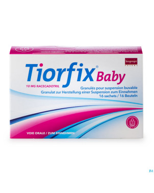 Tiorfix 10 mg baby granule suspension orale 16