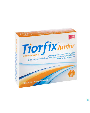 Tiorfix 30 mg junior granule suspension orale 16