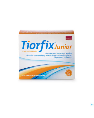 Tiorfix 30 mg junior granule suspension orale 16