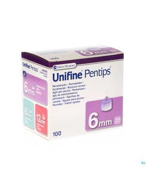 Unifine pentips aiguille stylo 31g  6mm 100 an3590