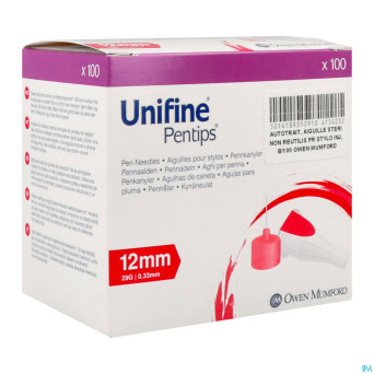 Unifine pentips aiguille stylo 29g 12mm 100 an3529