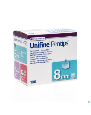 Unifine pentips aiguille stylo 31g  8mm 100 an3530
