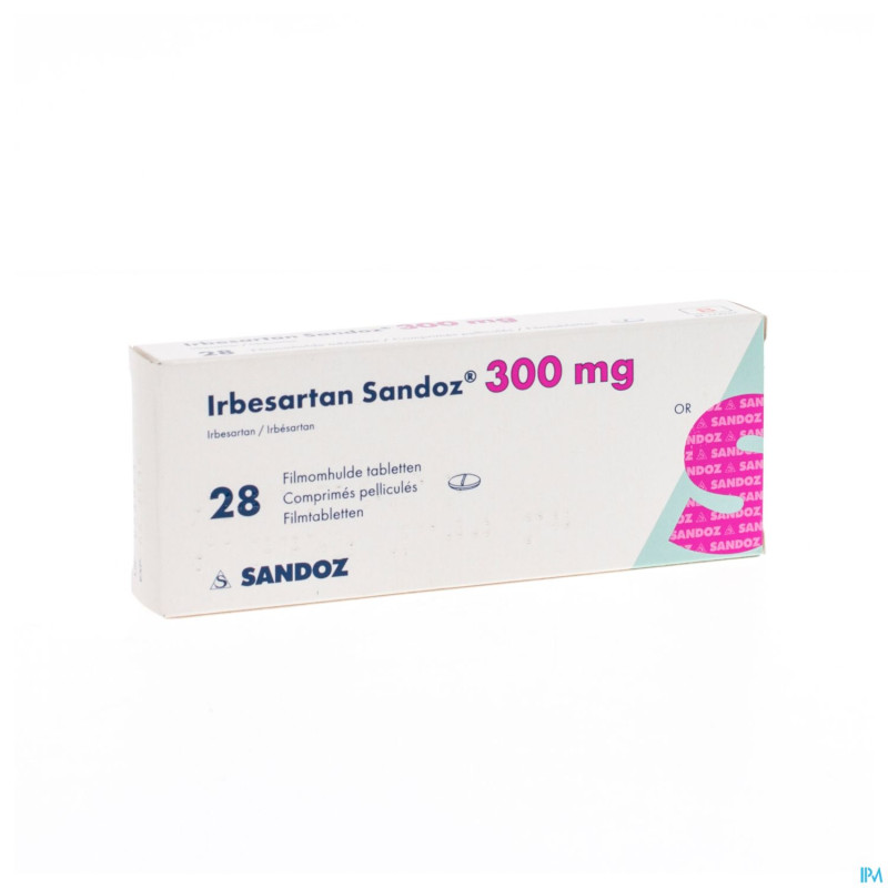 Irbesartan sandoz 300 mg comp pell 28 x 300 mg