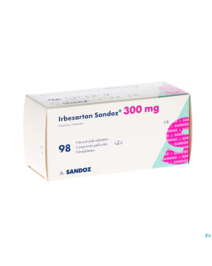Irbesartan sandoz 300 mg comp pell 98 x 300 mg