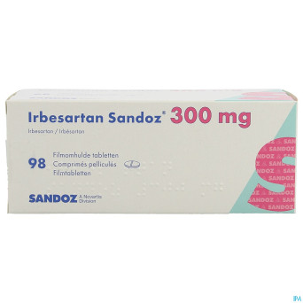 Irbesartan sandoz 300 mg comp pell 98 x 300 mg