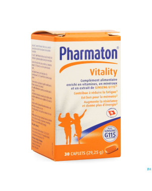 Pharmaton vitality caplets 30 nf