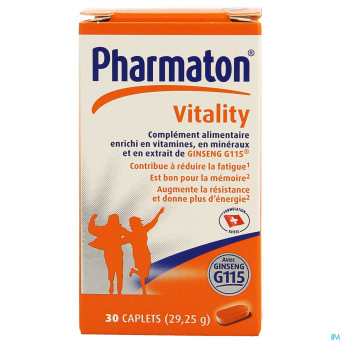 Pharmaton vitality caplets 30 nf