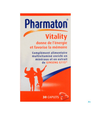 Pharmaton vitality caplets 30 nf