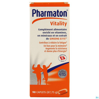 Pharmaton vitality caplets 90 nf
