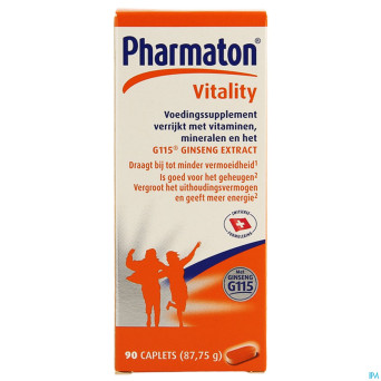 Pharmaton vitality caplets 90 nf