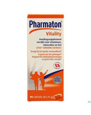 Pharmaton vitality caplets 90 nf