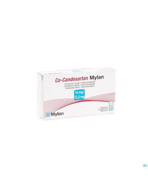 Co candesartan mylan tabl 28 x 16 mg/12,5 mg