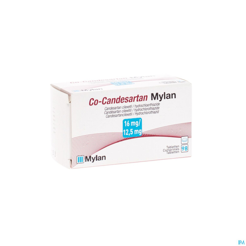 Co candesartan viatris 16mg/12,5mg comp 98