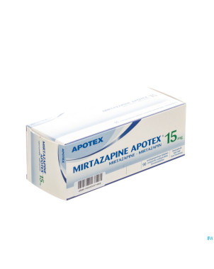 Mirtazapine apotex 15 mg comp orodisp 90