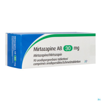 Mirtazapine apotex 30 mg comp orodisp 90