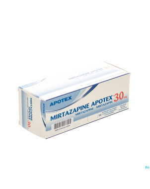 Mirtazapine apotex 30 mg comp orodisp 90