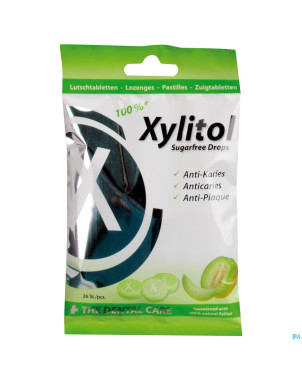 Miradent xylitol drops melon  past a sucer 26