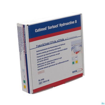 Cutimed sorbact hydroactive b  7x 8,5cm 10 7993300