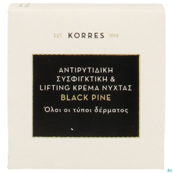 Korres kf black pine night cream    40ml