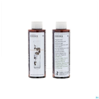 Korres kh shampooing aloe&ditanny    250ml