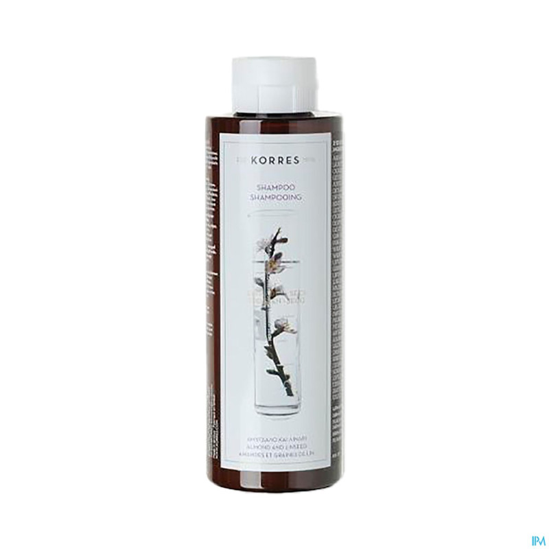 Korres kh shampooing almond&lineseed    250ml