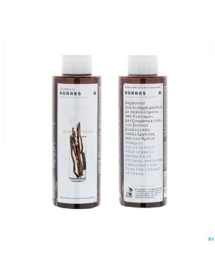 Korres kh shampooing nettle&licor.    250ml