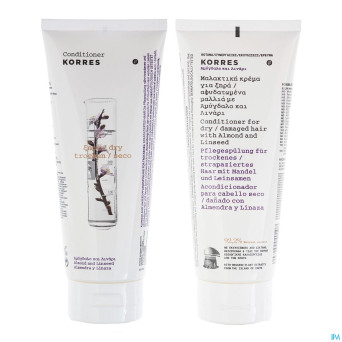 Korres kh apres-shampooing almond&lineseed   200ml