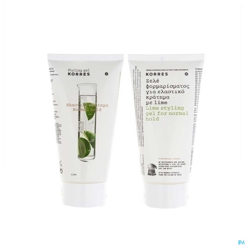 Korres kh gel coiffant lime    150ml