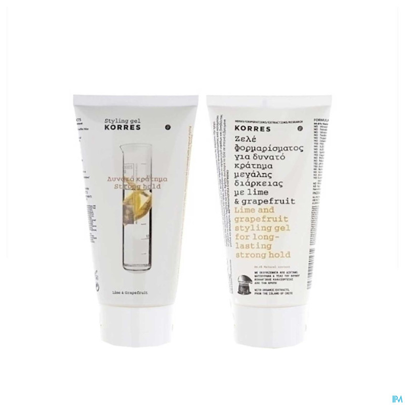 Korres kh gel coiffant strong hold    150ml