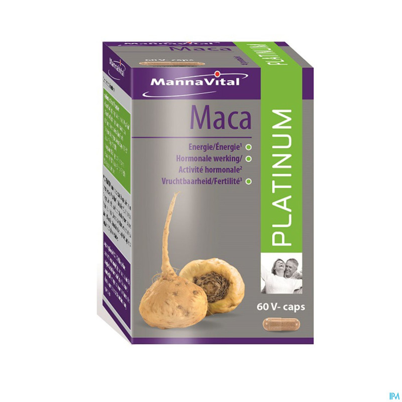 Mannavital maca platinum  v-caps 60