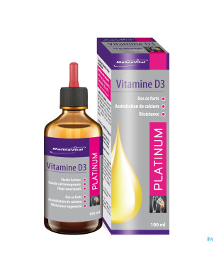 Mannavital vitamine d3 platinum gutt 100ml