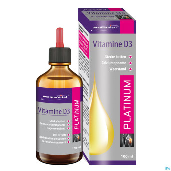 Mannavital vitamine d3 platinum gutt 100ml