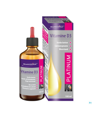 Mannavital vitamine d3 platinum gutt 100ml
