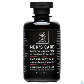 Apivita men care sh corps-cheveux    250ml
