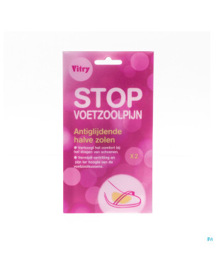 Vitry podologie nl 1/2 semelle a/glisse    2 pn582