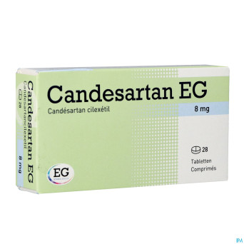 Candesartan eg 8mg comp 28x8mg